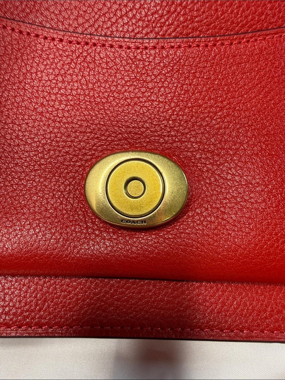 Coach VINTAGE TABBY 26 Shoulder bag Bold Red - Picture 10 of 15